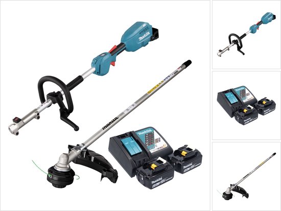 Makita DUX 18 RG2X1 accu multifunctionele aandrijving 18 V borstelloos + 2x oplaadbare accu 6.0 Ah + lader van Merkloos	