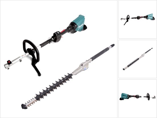 Makita DUX 60 Z accu multifunctionele aandrijving 36 V ( 2x 18 V ) borstelloos + heggenschaafopzetstuk EN410MP ( 197726-4 ) van Merkloos	