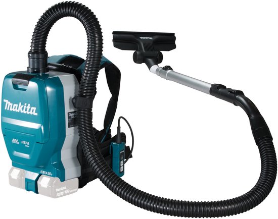 Makita DVC261ZX15 Accu-rugstofzuiger van Makita