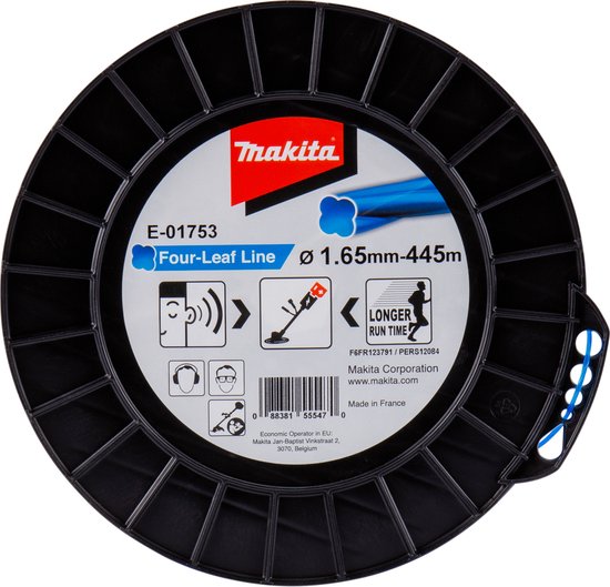 Makita E-01753 Maaidraad 1,65x445 Meter Blauw van Makita