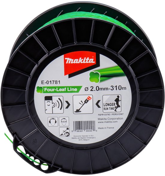 Makita E-01781 Maaidraad 2,00x310mtr Groen van Makita