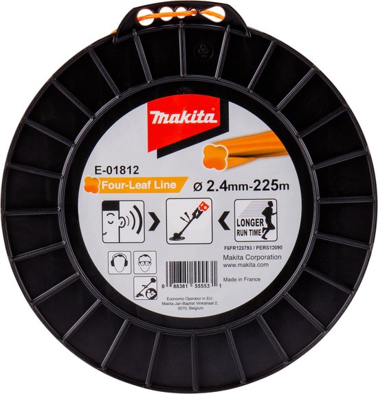 Makita E-01812 Maaidraad 2,4x225mtr Oranje van Makita