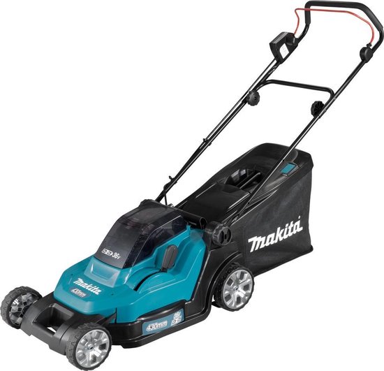 Makita grasmaaier - DLM432CT2 - 2x18 V - 43 cm - incl. 5,0 Ah accu (2 st) en duolader van Makita