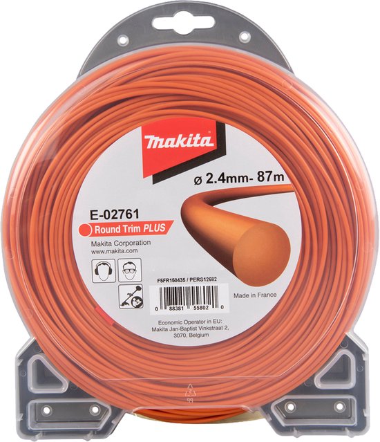 Makita maaidraad rond 2,4 mm x 87 m - E-02761 van Merkloos	