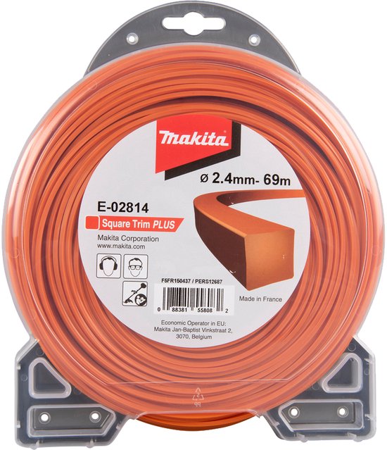 Makita snijlijn vierkant 2,4 mm x 69 m - E-02814 van Makita