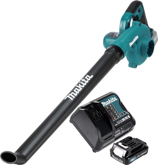 Makita UB 101 DSA1 Accu blazer 12 V max. + 1x accu 2.0 Ah + lader van Makita