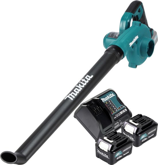 Makita UB 101 DSM accu-blazer 12 V max. + 2x accu 4,0 Ah + oplader van Makita