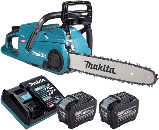 Makita UC 015 GE201 accukettingzaag 40 V max. 35 cm borstelloos + 2x accu 8,0 Ah + oplader van Merkloos	