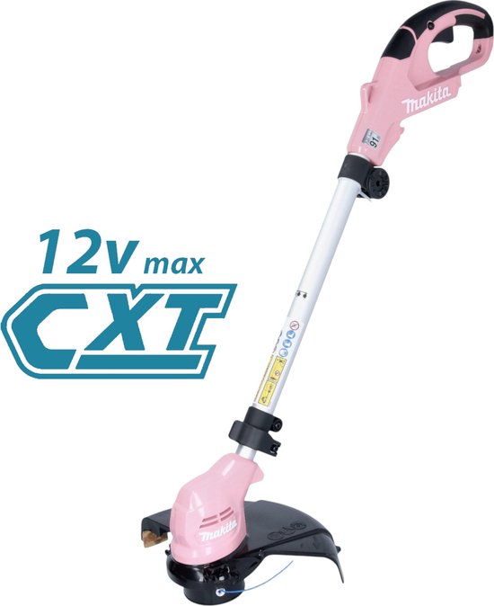 Makita UR 100 DZP Accu grastrimmer 12 V max. 260 mm roze Solo - zonder accu, zonder oplader van Merkloos	