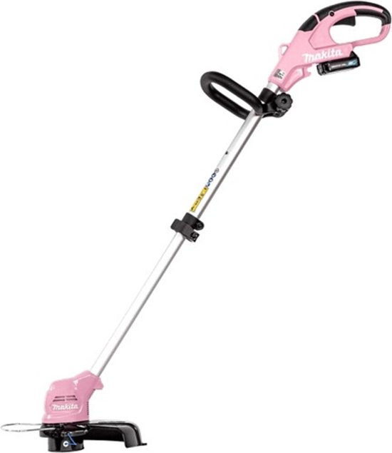 Makita UR100DZP 12 Volt CXT accu roze grastrimmer zonder accu en lader trimmer rose kleur van Makita