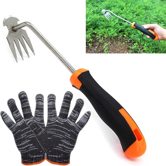 Manual Weeder - Hand Weed Cutter met Handvat - Tuinieren - Onkruidverwijderaar - Tuinhandgereedschap - Onkruidbestrijding van Merkloos	