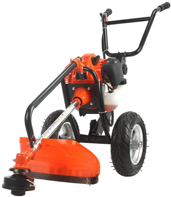 Mar-Pol DEMON Trolley M83107 - Bosmaaier op Wielen - 5,2 PK - Aluminiumwielen - 42 cm Snijbreedte van Merkloos	