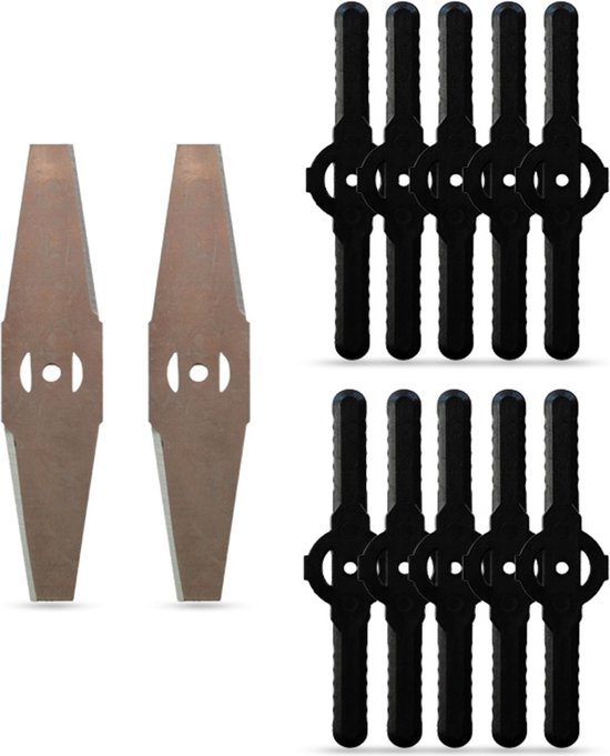 Mardin Kantenmaaier Accessoires - 2 Metalen Bladen, 10 Kunststof Bladen van Merkloos	