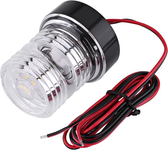Marine ankerlicht 12 V - 360 graden wit led-ankerlicht - waterdicht boot led-navigatielicht - toplicht voor boten onder 12 m van Merkloos	