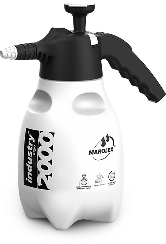 Marolex Industry - Ergo 2000 - Vernevelspuit - Drukspuit - Gifspuit - Onkruidbestrijding - Onkruidspuit - 2 liter van Merkloos	