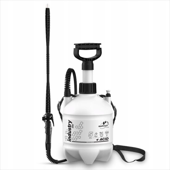 Marolex Industry Lite Acid Line 5L: Zuur- en Oliebestendige Spuit van Merkloos	