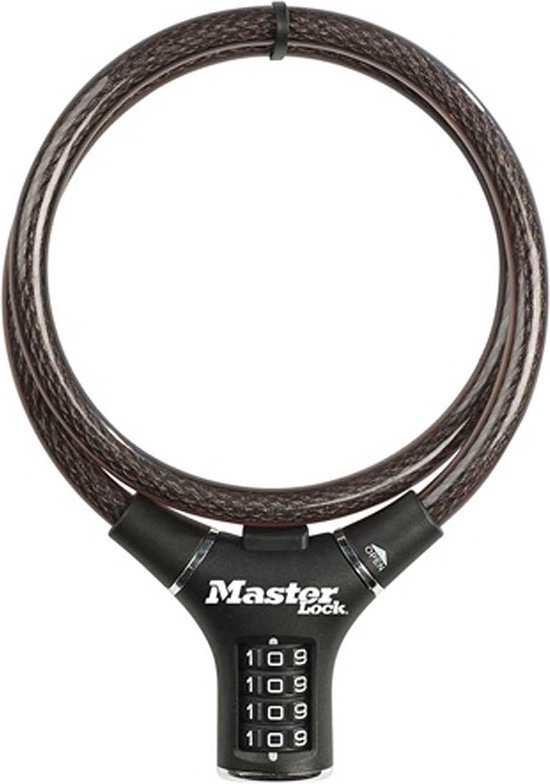 Master Lock 8229EURDPRO Kabelslot Zwart Cijferslot van Master