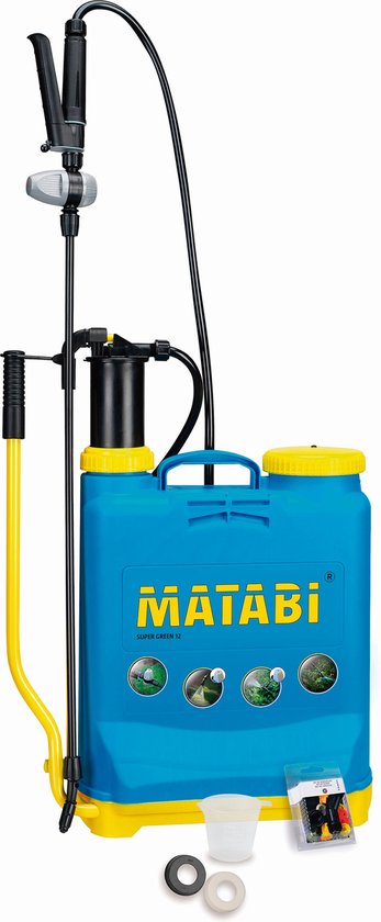 Matabi PRO rugspuit 12 liter - Super Green 12 - drukspuit van Merkloos	