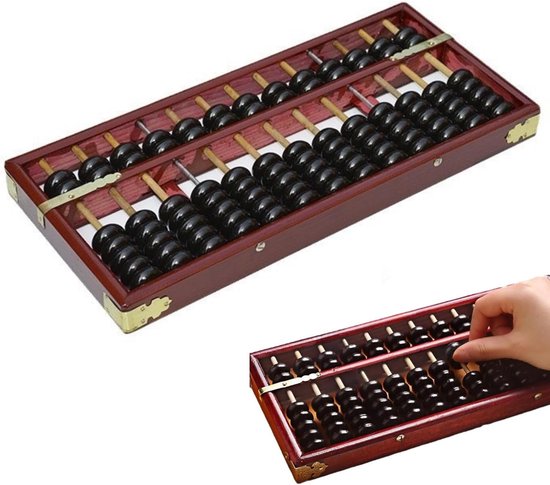 Maths-abacus-calculator-slider-voor-kinderen-calculatie-tool van Merkloos	