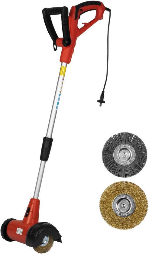 mavoa® Onkruidverwijderaars - Onkruidborstel - Onkruidborstel electrisch - Rood met Zilver van Merkloos	