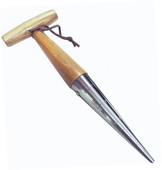 Maxenza Pro Garden RVS Pootstok Met Houten Handvat van Maxenza