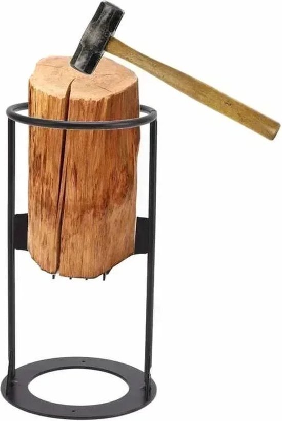 MazrekuHome® - Houtklover - Houtsplitter - Brandhout Splitter Te Besparen Arbeid - Draagbaar Hout Splitsen - Gereedschap Hout Splitter - Draagbare IJzer Splitsen Wig Buiten - Houtbreker