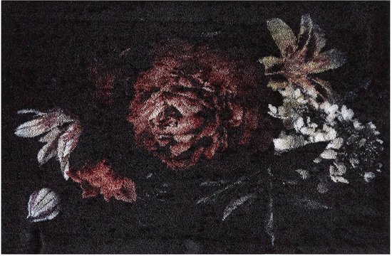 MD Entree - Deurmat - Schoonloopmat - Soft&Deco - Bella Rosa - 67 x 100 cm van Merkloos	