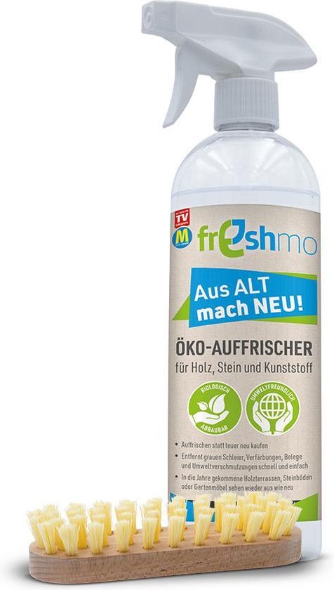 Mediashop Freshmo Set | Eco-verfrisser voor hout, steen en kunststof | Ecologisch schoonmaakmiddel