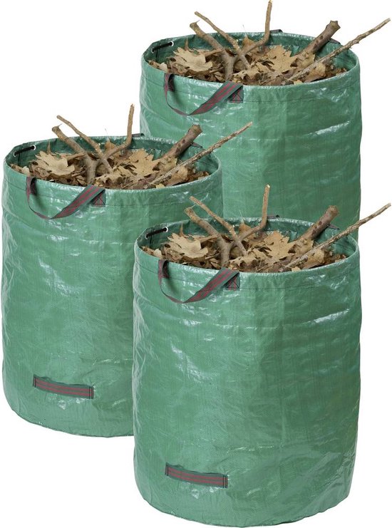 Meister Werkzeuge WU9961810 Tuinzak 272 l Groen 3 stuk(s) van Meister