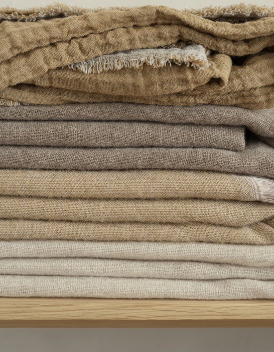 MELANGE plaid - Staalgrijs Blomus (66539) van Blomus