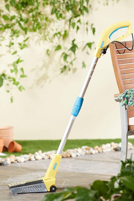 MELVRA Elektrische Onkruidbrander - Onkruidverdelger - 1100W - Groot Werkoppervlak - Veilig Vlamapparaat - Geel/Blauw van Merkloos	