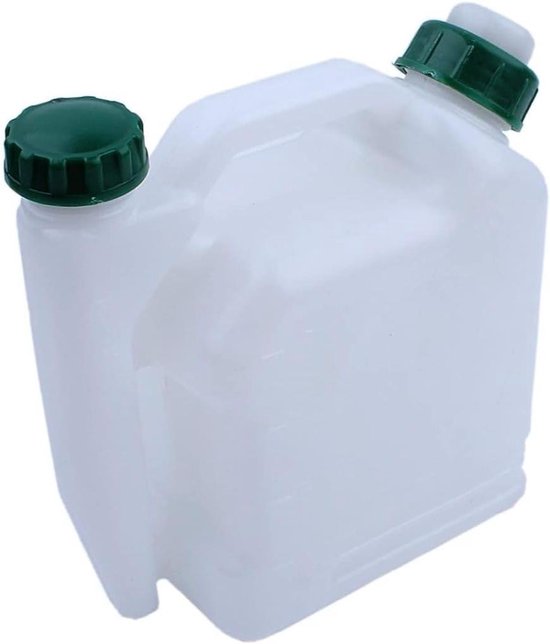 Mengfles 2-Takt - Brandstof Fles - Motor Onderhoud - Duidelijke Maatstrepen - 1 Liter - Wit