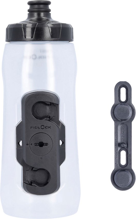 Merida Fidlock bidon met connector en baseplate van Mer