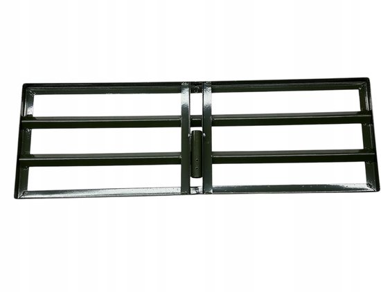 Merkloos handmatige grondnivelleerder hark 90x30cm voor gazon en tuin