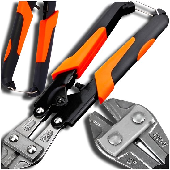 Merkloos - Handmatige Metaal- en Draadkniptang - 215mm - Ergonomische Handgreep - Weerstandsbestendig