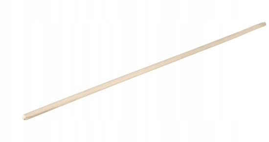 Merkloos Houten Schacht voor Hark, 130cm, Ø28mm