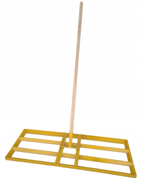 Merkloze Tuin Egaliseerhark met steel - 90 cm breed