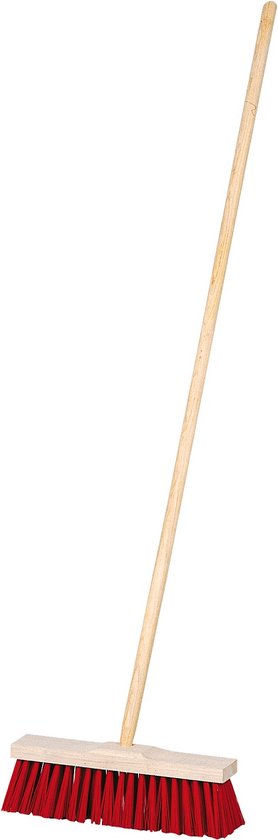 Merto Straatbezem - Elaston - 30 cm - Houten Steel - 160 cm van Merto