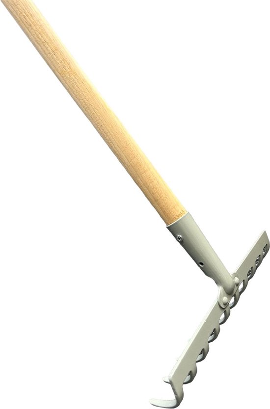 Merto Tuinhark 10 Tanden Gebogen Met 160cm Steel gegalvaniseerd van Merto