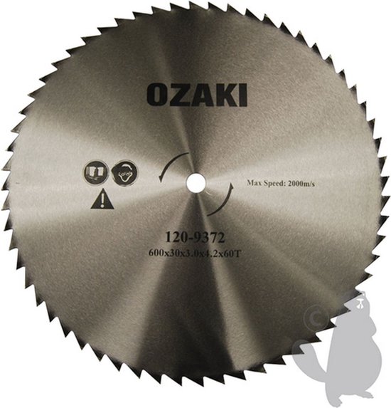 Mes voor cirkelzaag, Ø: 600mm van Merkloos	