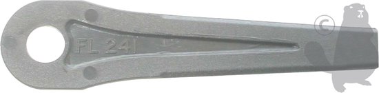 Mes voor maaier FLYMO Minimo, E25-21/22, Minimo duo E30/21/22, E400. Vervangt origineel : 5137851-71/2. per 6 verpakt van Flymo