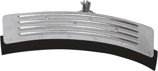 mest en mestschuiver - mestschuif semicirkel - stal reinigen - flexibel ammoniakbestendig rubber - 58 cm - gegalvaniseerd