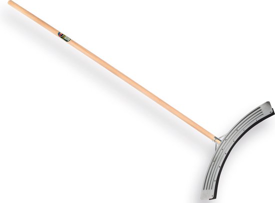 Mestschuif gebogen 75 cm Verzinkt met steel van Rocca