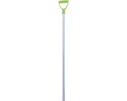 Mestvork steel alum. 115 cm limegroen handvat van Kerbl