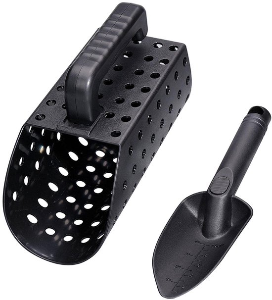 Metaaldetectie Schep en Troffel - Schatzoekset Tuingereedschap - Schatten Zoeken - Ergonomisch Handvat - 26 x 11 x 11 cm