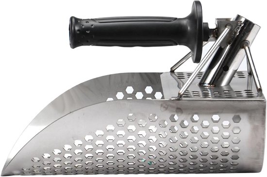 Metaaldetector Schep - Zand Schep - Schatten Vinden - Snelle Zeef - 32 cm - Zilver