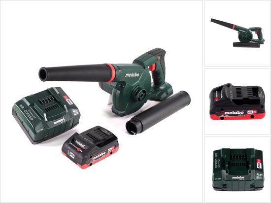 Metabo AG 18 accu blazer 18 V + 1x LiHD accu 4.0 Ah + lader van Metabo
