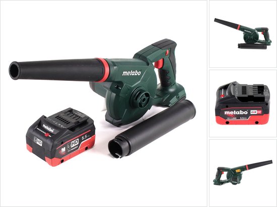 Metabo AG 18 accu-blazer 18 V + 1x LiHD accu 5,5 Ah - zonder oplader van Merkloos	