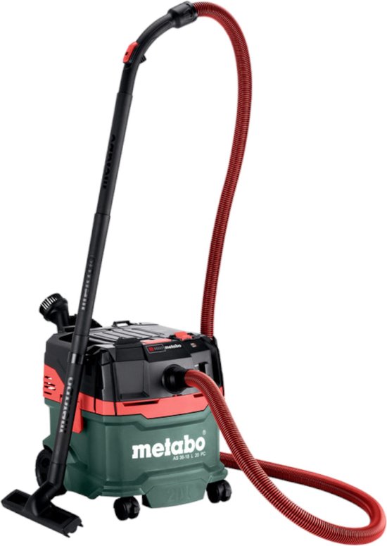 Metabo AS 36-18 L 20 PC Accu-zuiger 18V; ; met handmatige filterreiniging