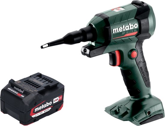 Metabo BP 18 LTX BL accu blaaspistool 18 V borstelloos + 1x accu 4.0 Ah - zonder lader